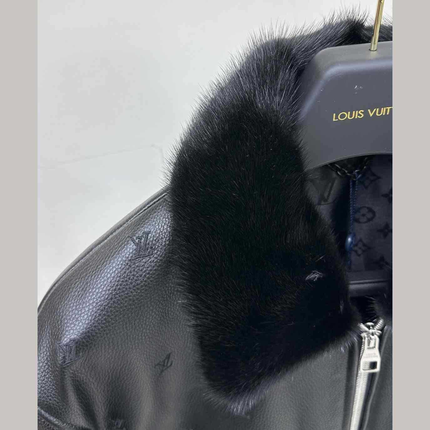 Louis Vuitton Leather Aviator Mink Collar    1AFIPA - DopestKickz