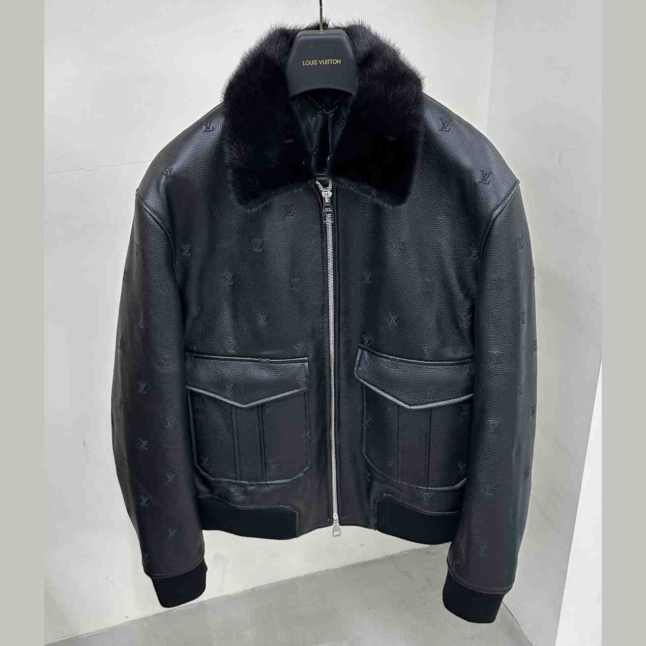 Louis Vuitton Leather Aviator Mink Collar    1AFIPA - DopestKickz