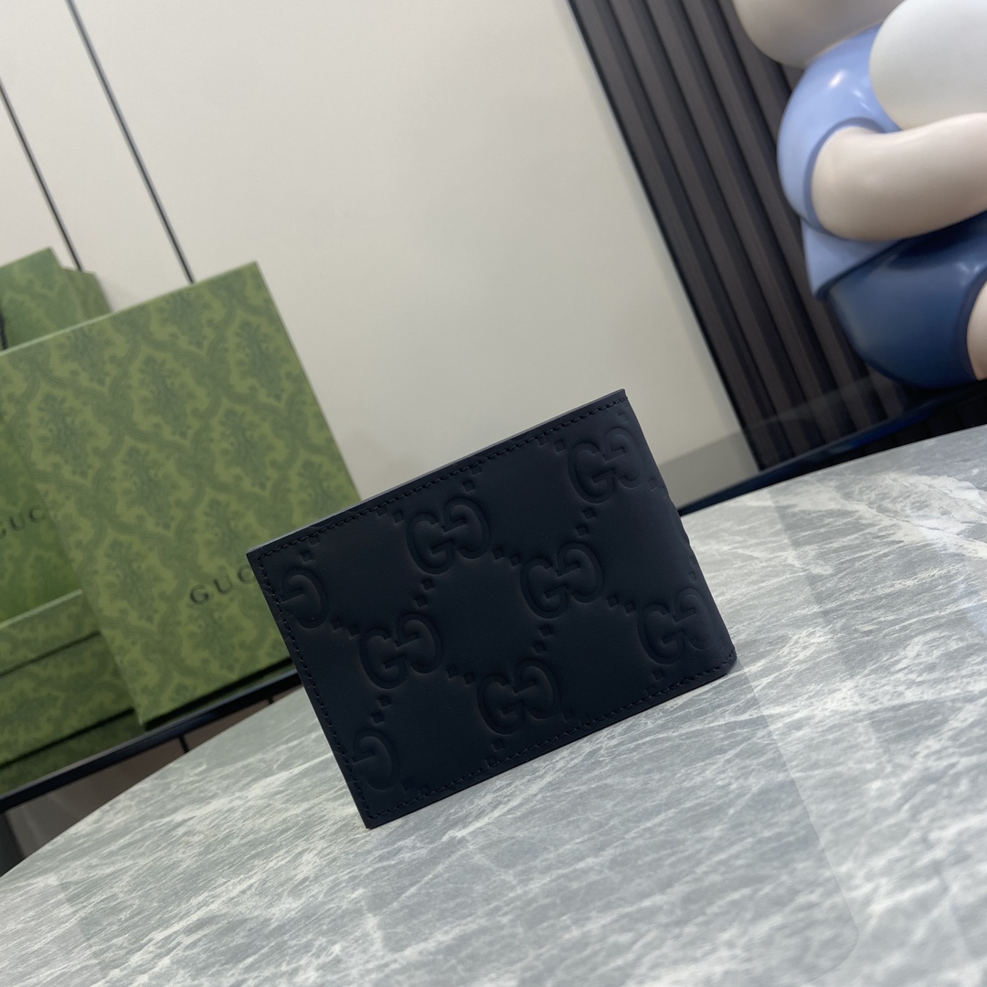 Gucci GG Rubber-effect Bi-fold Wallet - DopestKickz