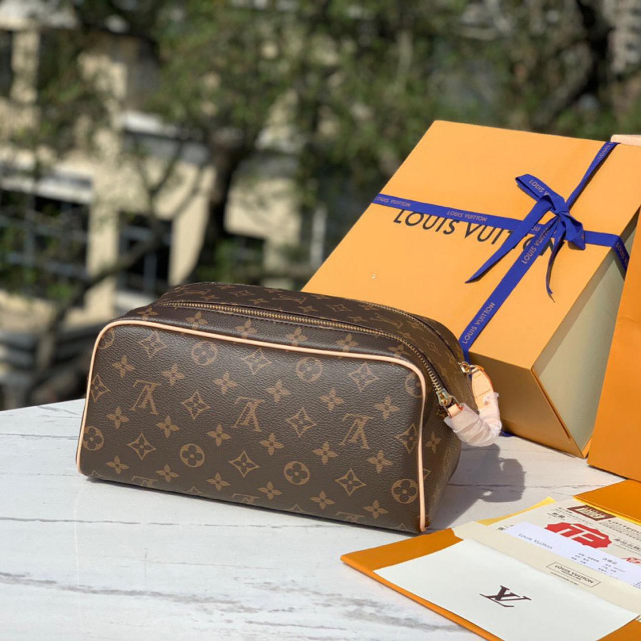 Louis Vuitton Dopp Kit Toilet Pouch   M44494 - DopestKickz