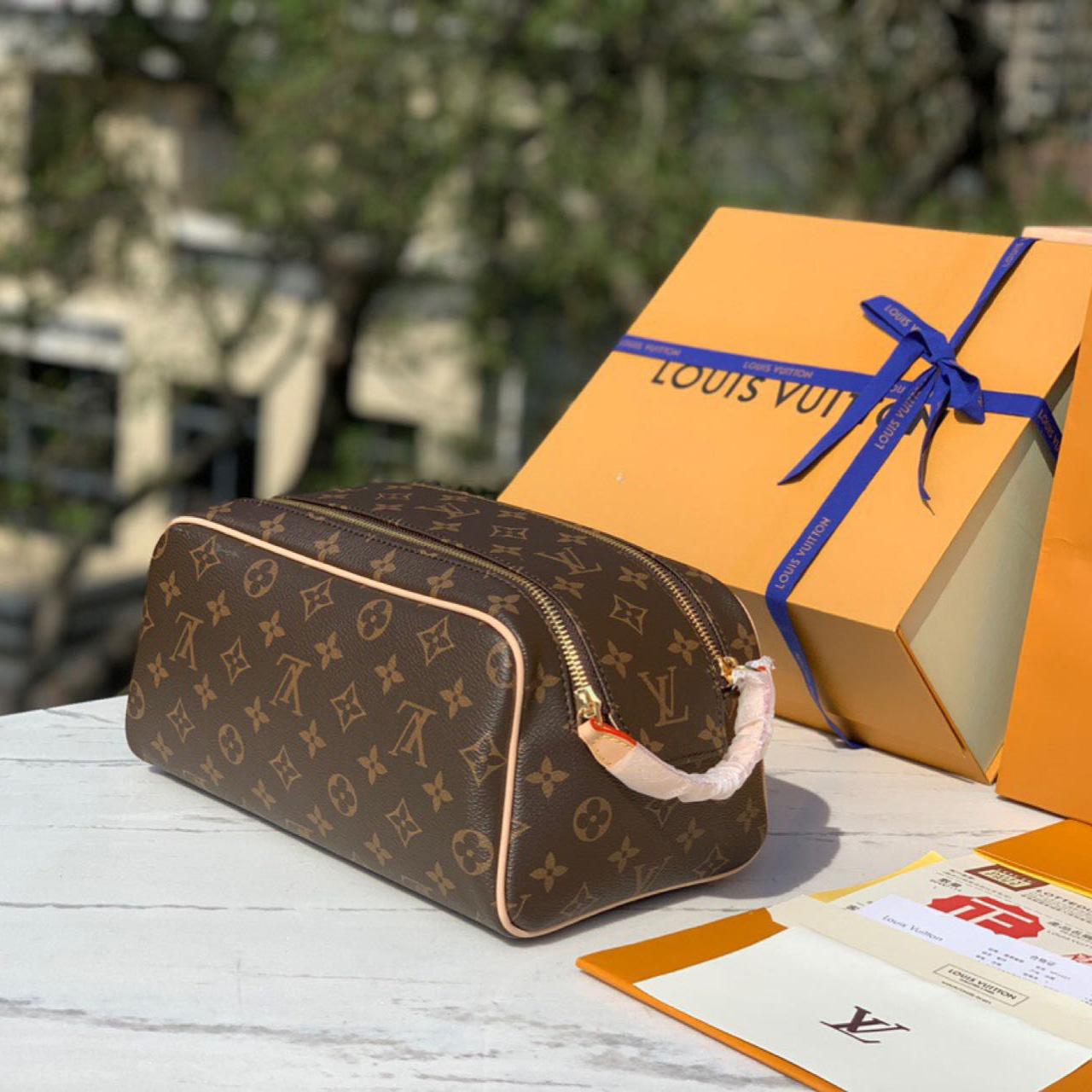 Louis Vuitton Dopp Kit Toilet Pouch   M44494 - DopestKickz