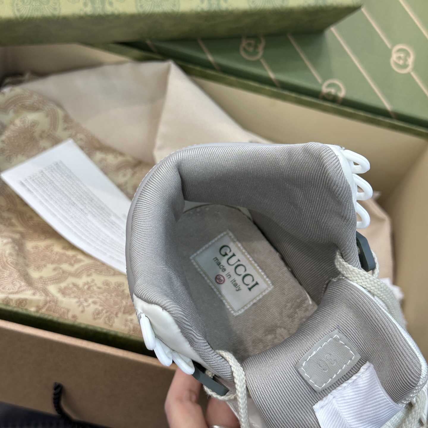 Gucci High Top Distressed Effect Sneaker  - DopestKickz