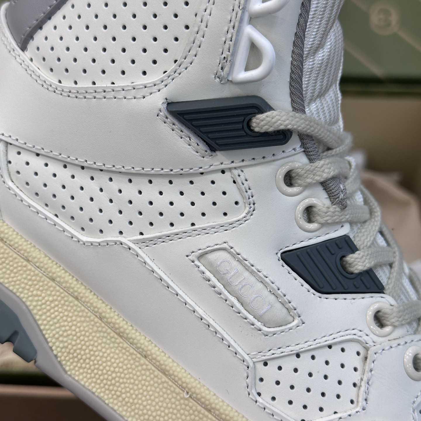 Gucci High Top Distressed Effect Sneaker  - DopestKickz