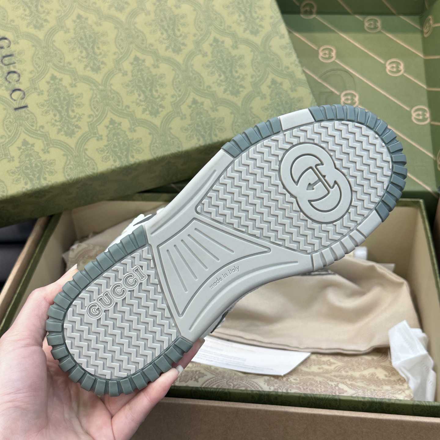 Gucci High Top Distressed Effect Sneaker  - DopestKickz