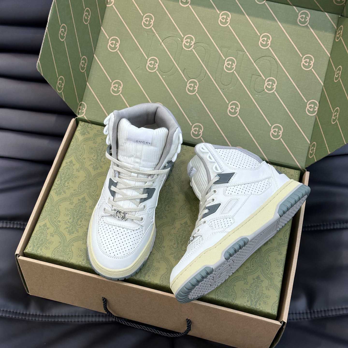 Gucci High Top Distressed Effect Sneaker  - DopestKickz