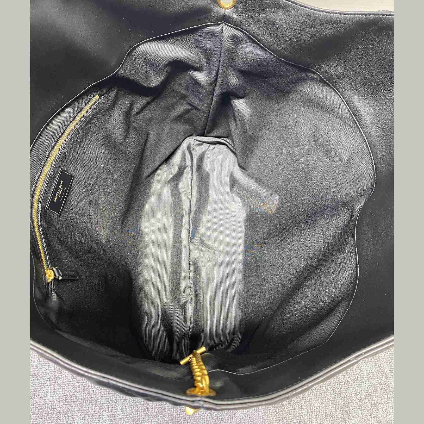 Saint Laurent Icare Maxi Shopping Bag In Quilted Lambskin - DopestKickz