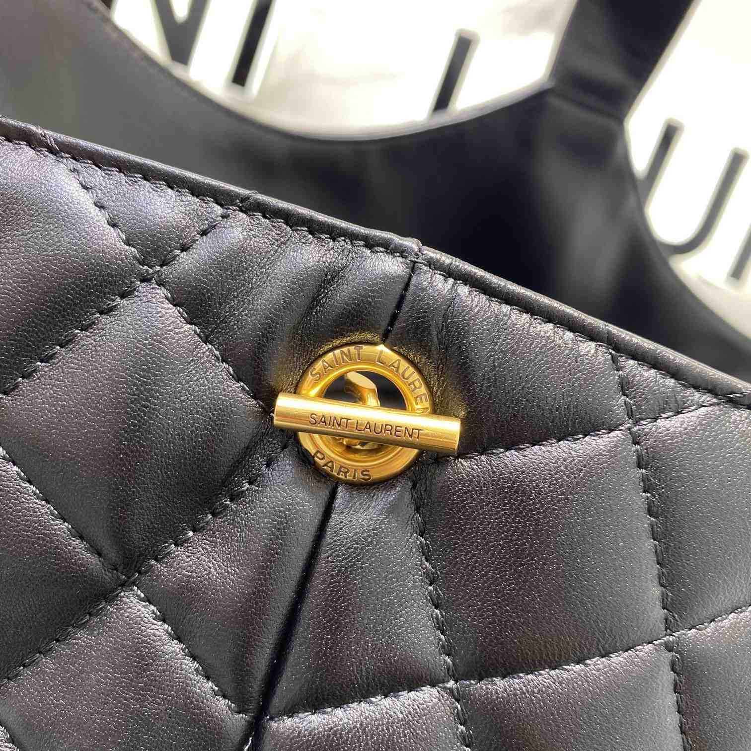 Saint Laurent Icare Maxi Shopping Bag In Quilted Lambskin - DopestKickz