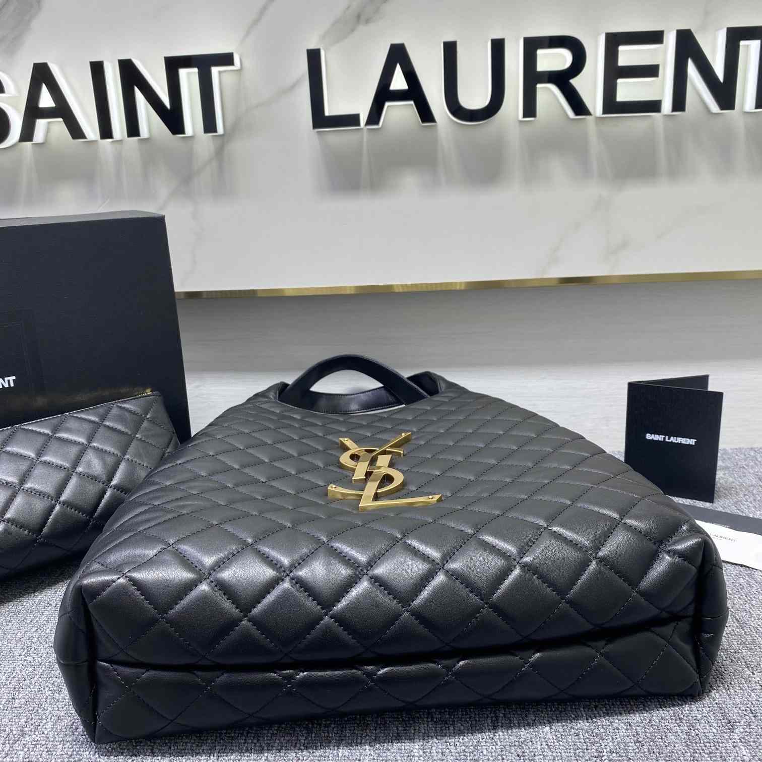 Saint Laurent Icare Maxi Shopping Bag In Quilted Lambskin - DopestKickz