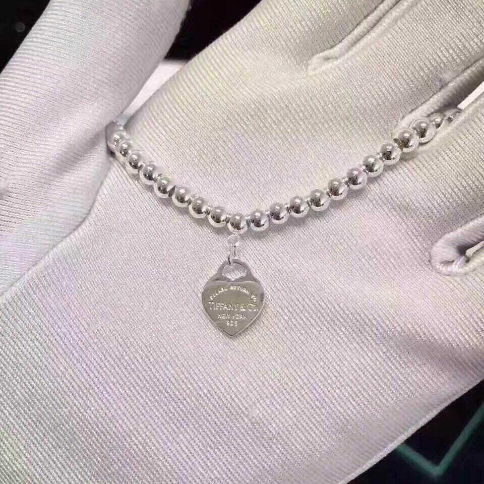 Tiffany&CO Heart Tag Bead Bracelet - DopestKickz