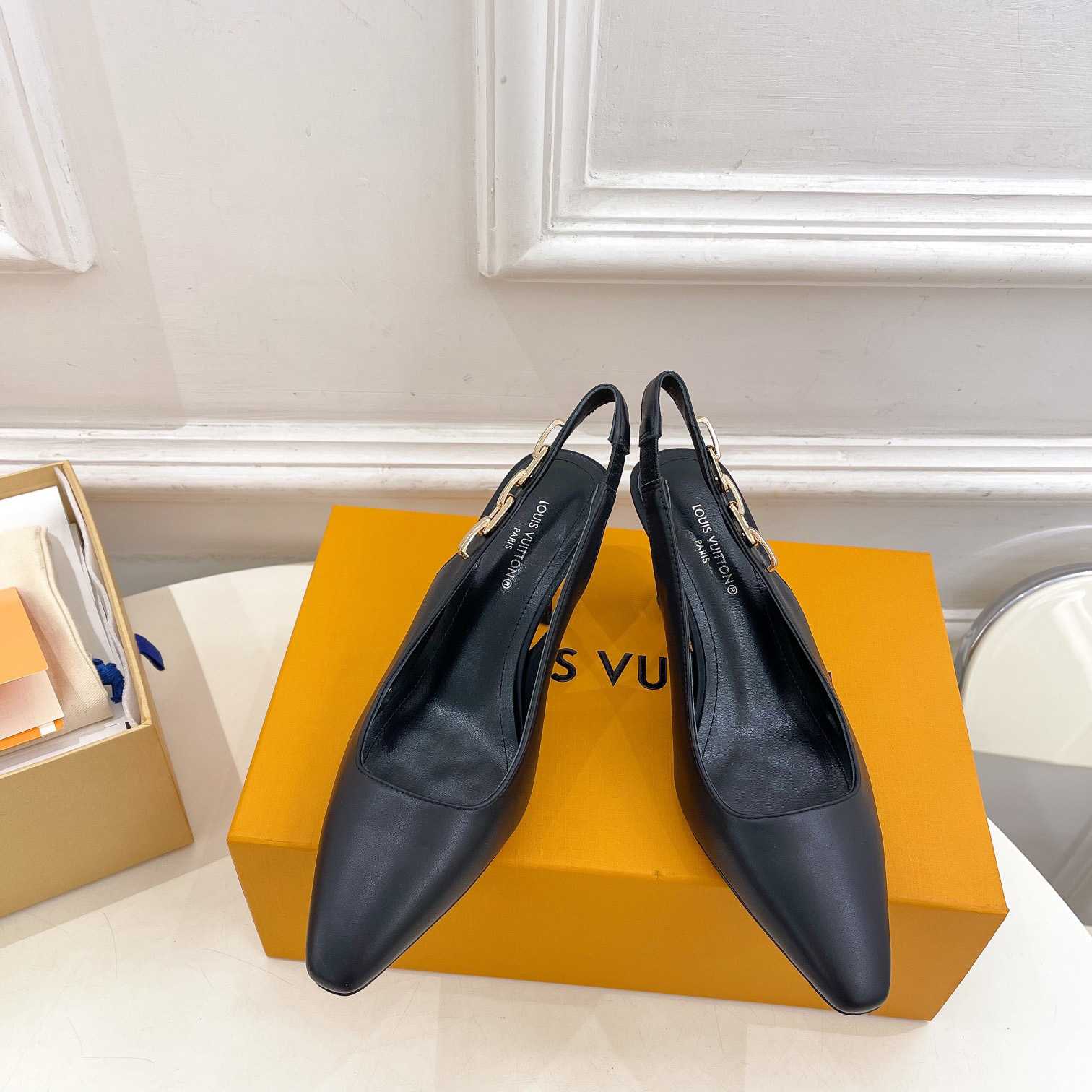 Louis Vuitton Sparkle Slingback Pump - DopestKickz