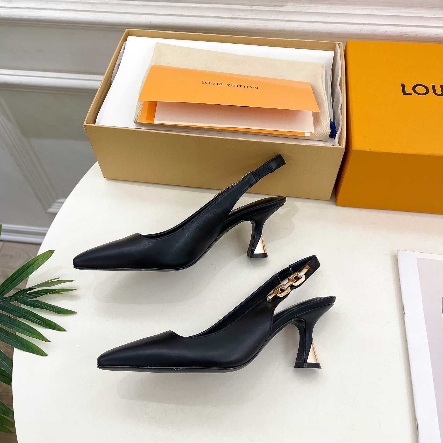 Louis Vuitton Sparkle Slingback Pump - DopestKickz