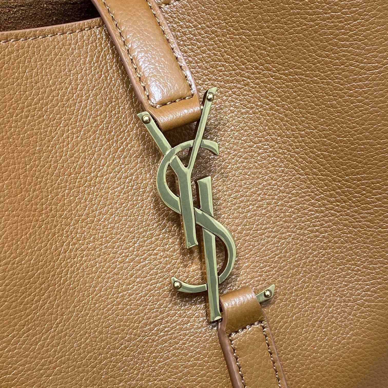 Saint Laurent LE 5 À 7 Supple Small In Grained Leather - DopestKickz