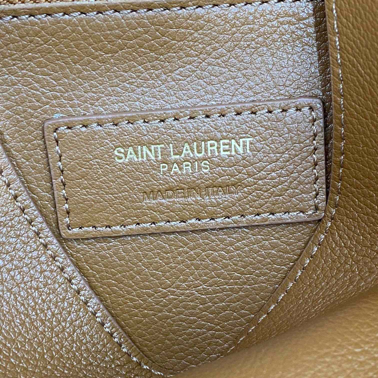 Saint Laurent LE 5 À 7 Supple Small In Grained Leather - DopestKickz