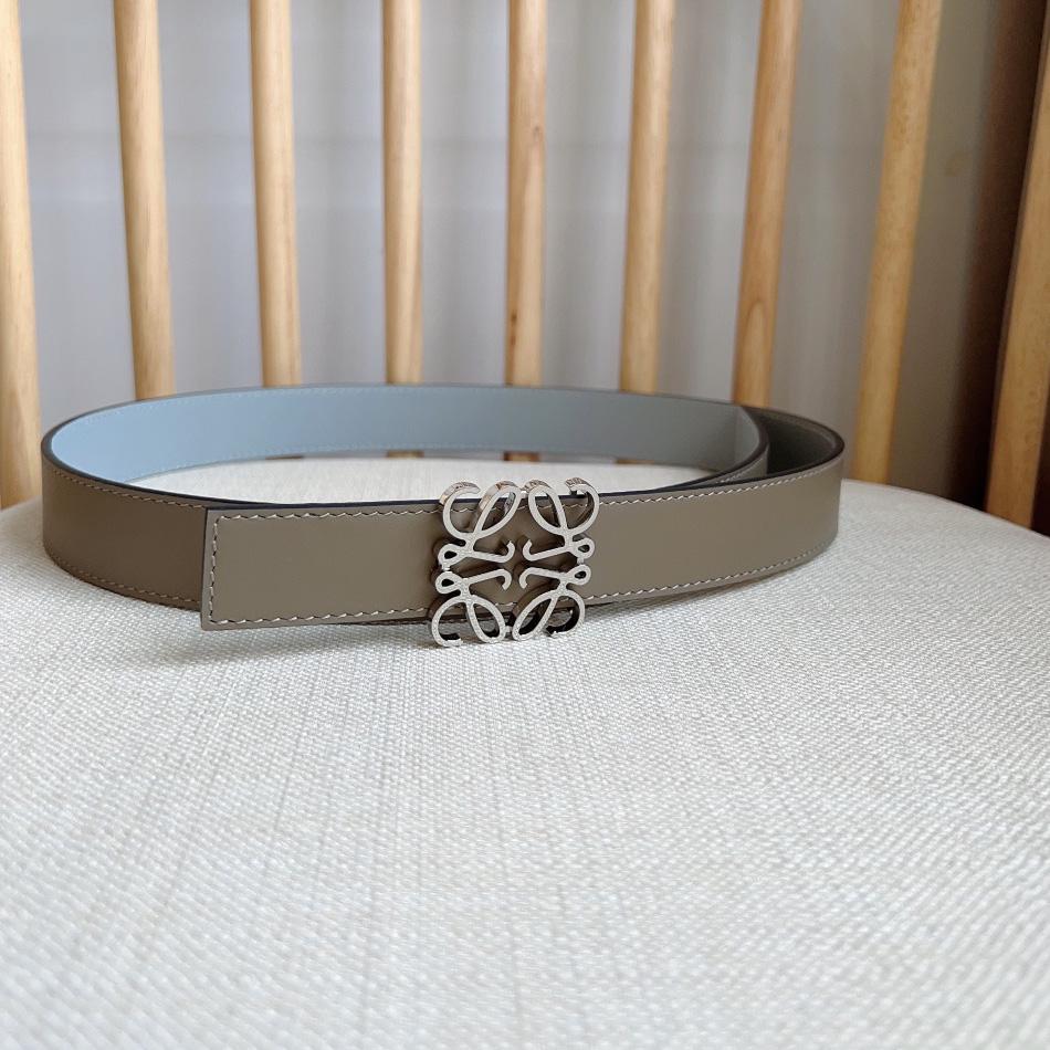 Loewe Reversible Anagram Belt In Smooth Calfskin - DopestKickz