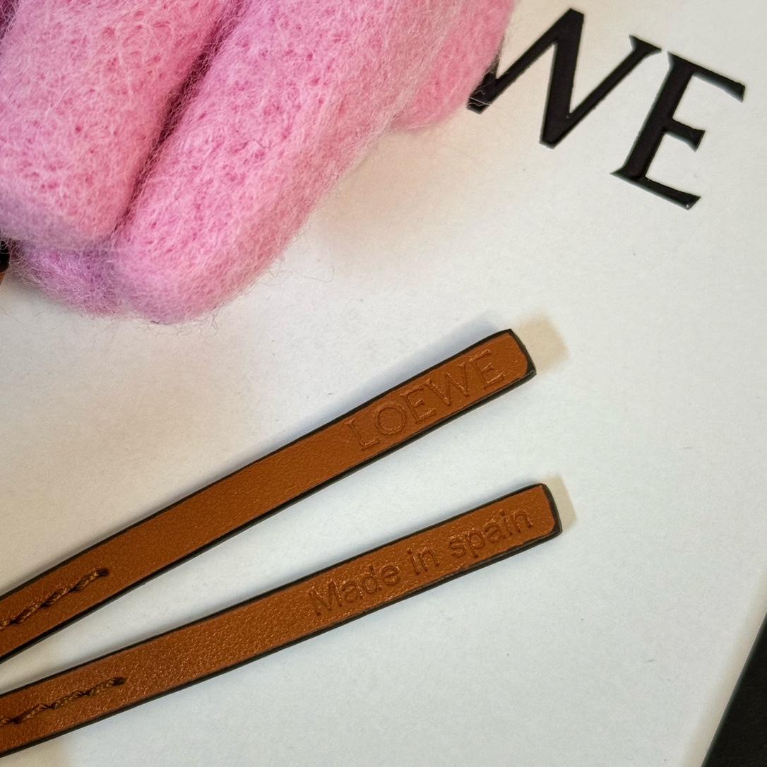 Loewe Elephant Charm In Felt And Calfskin - DopestKickz