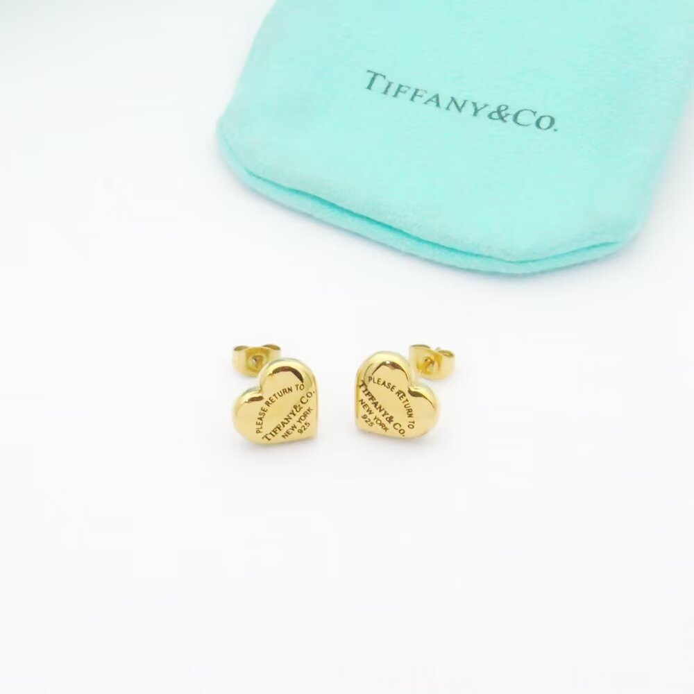 Tiffany&CO Full Heart Earrings - DopestKickz