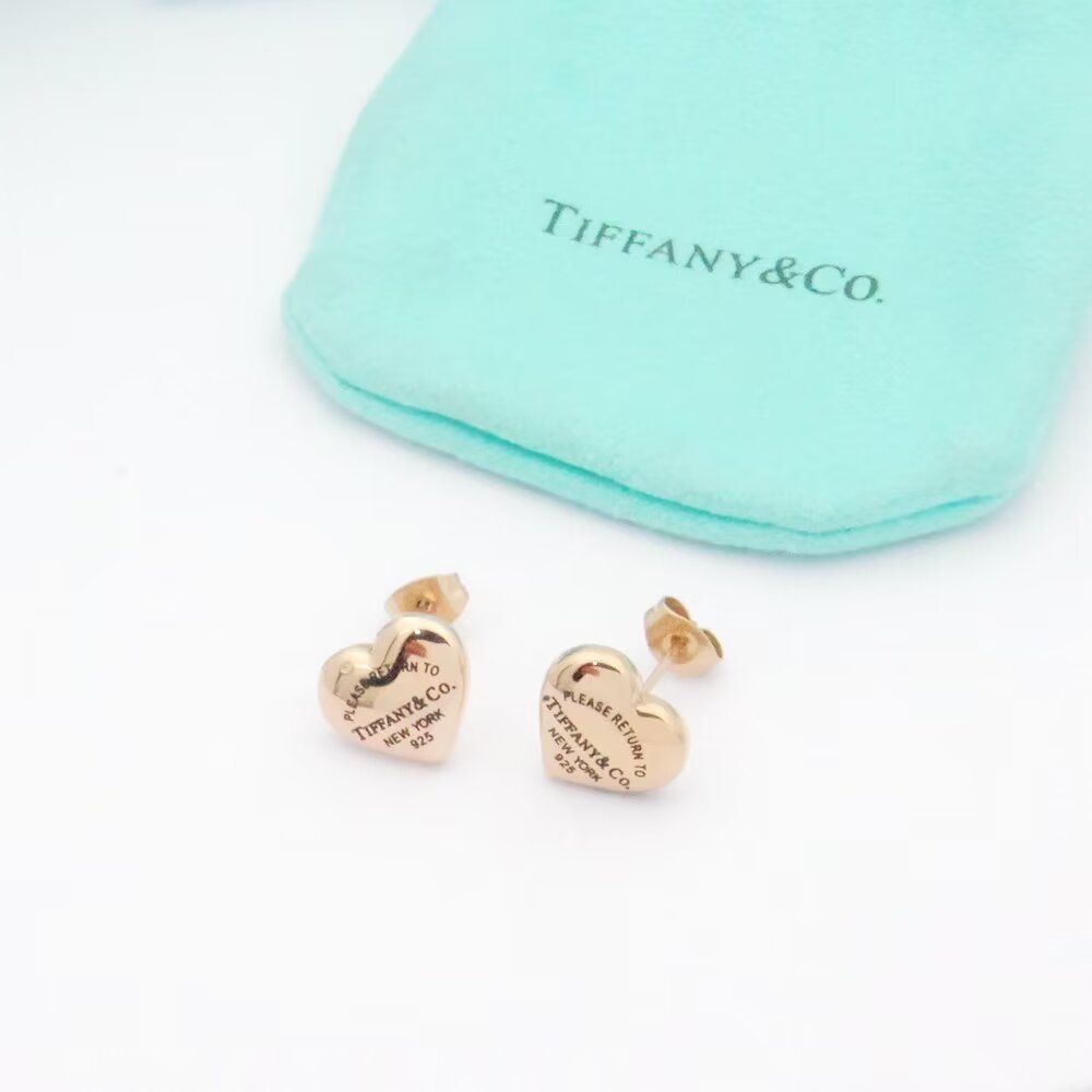 Tiffany&CO Full Heart Earrings - DopestKickz