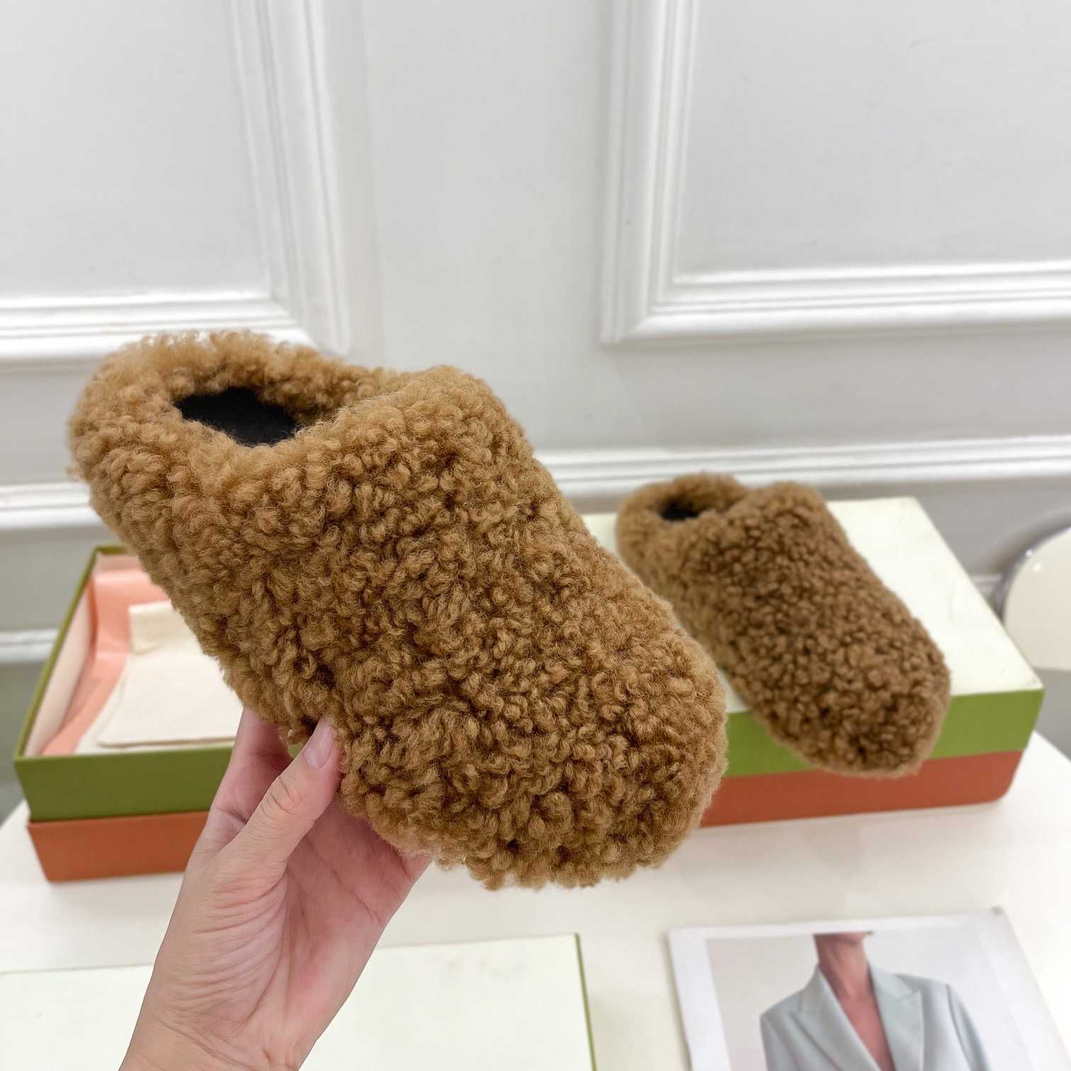 Marni Lamb Fur Mules - DopestKickz