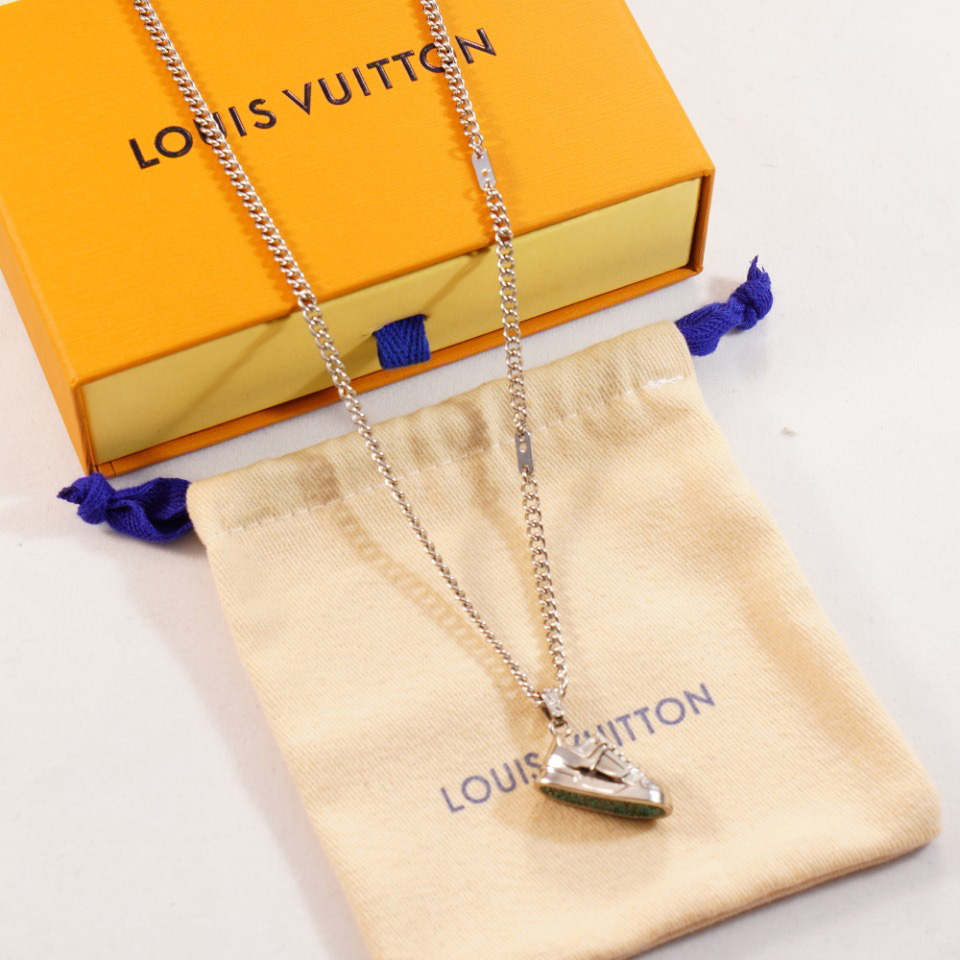 Louis Vuitton LV Trainer Strass Necklace    M01388 - DopestKickz