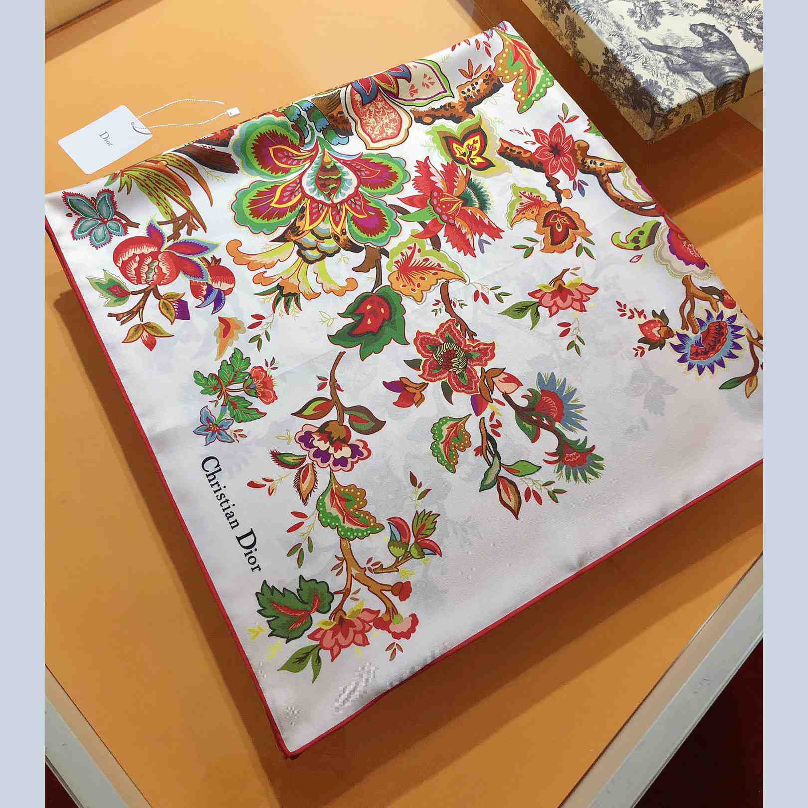 Dior Albero Della  Vita 90 Square Scarf  - DopestKickz