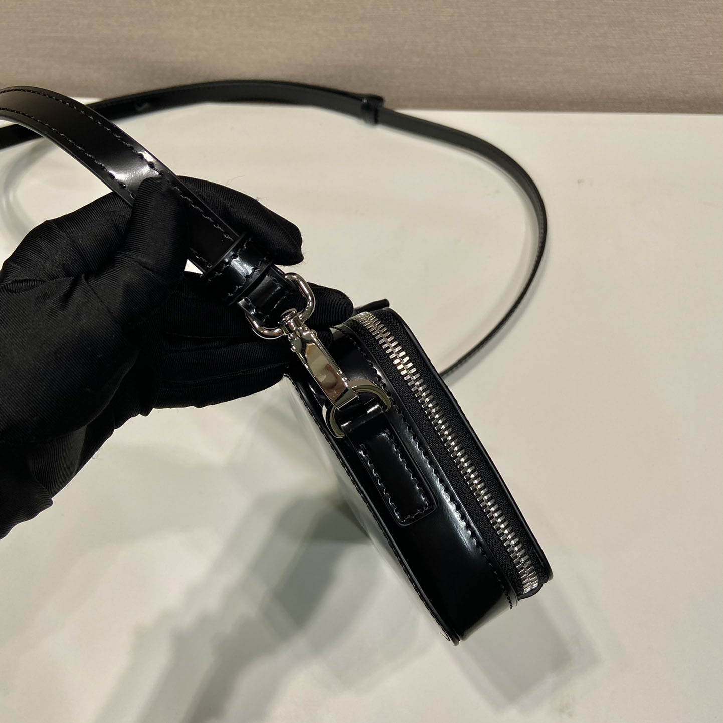 Prada Brique Brushed Leather Bag - DopestKickz