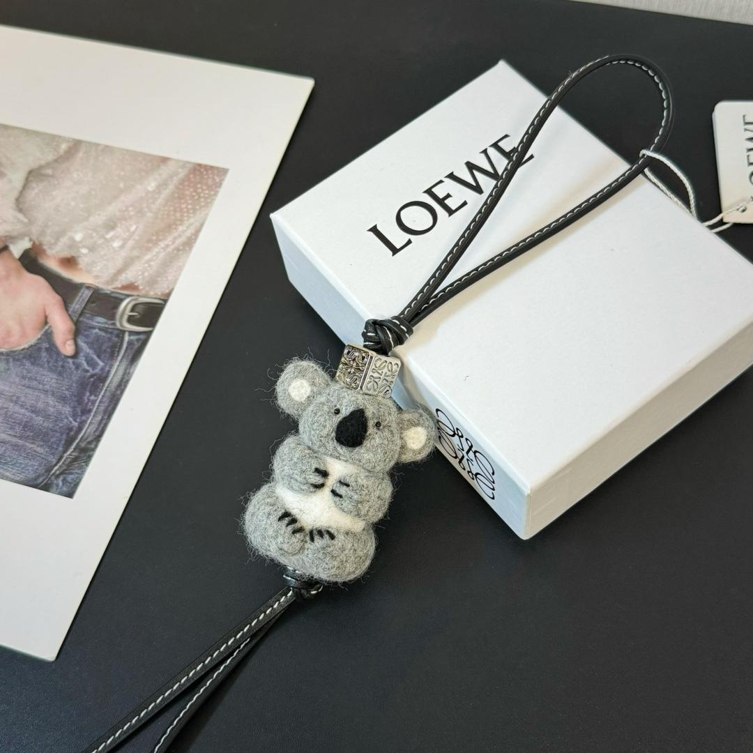 Loewe Koala Charm In Felt And Calfskin - DopestKickz
