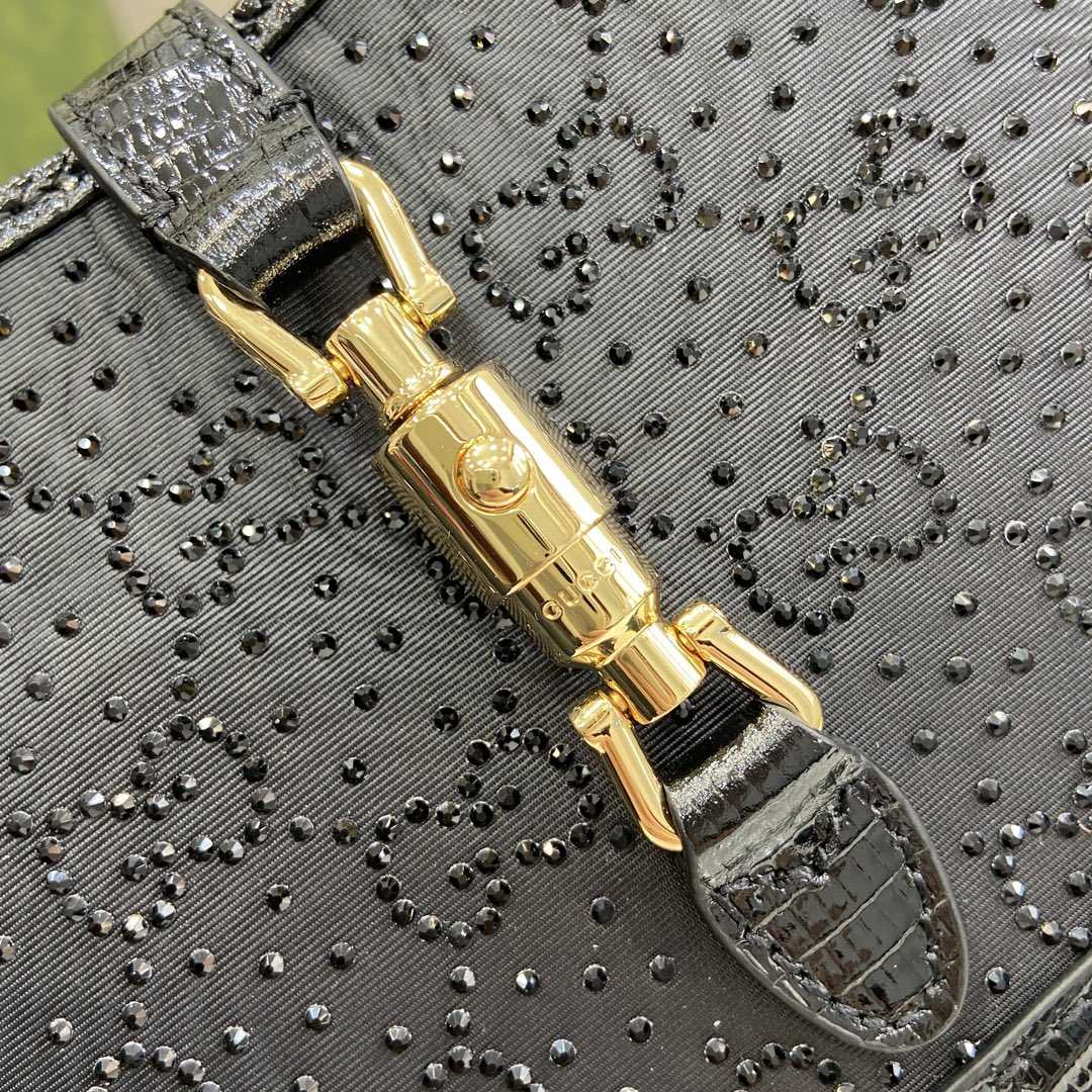 Gucci Jackie 1961 GG Crystal Mini Bag - DopestKickz