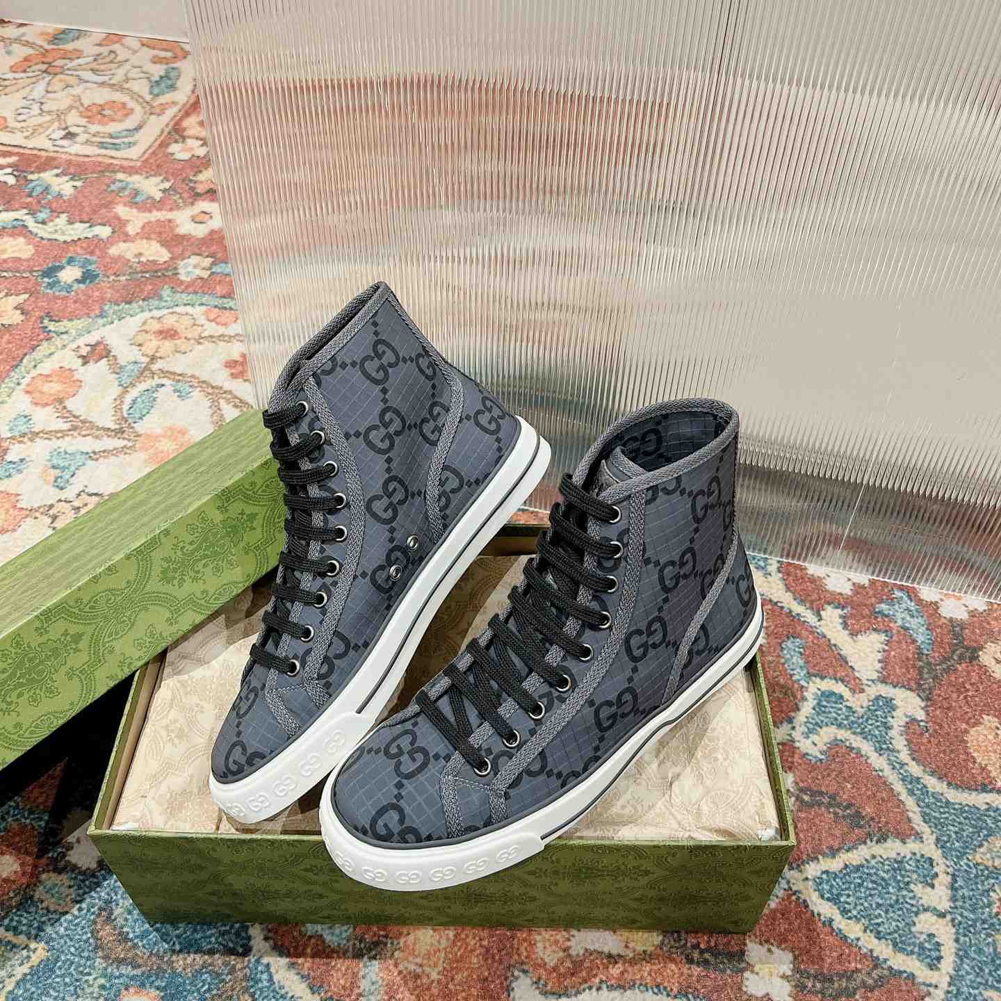 Gucci Tennis 1977 High-top Sneaker(upon uk size) - DopestKickz