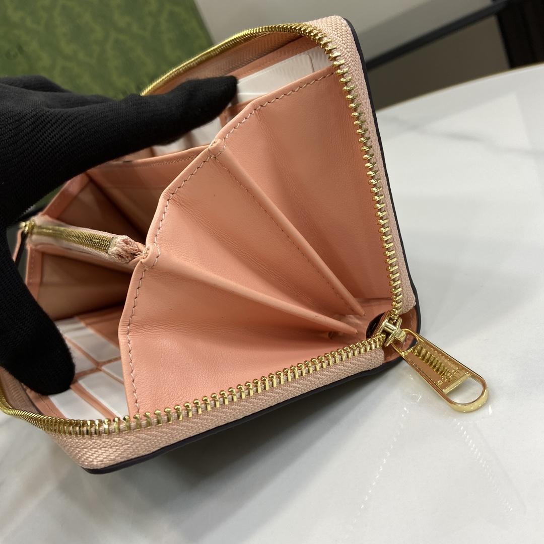 Gucci Zip Around Wallet With Horsebit Print  - DopestKickz