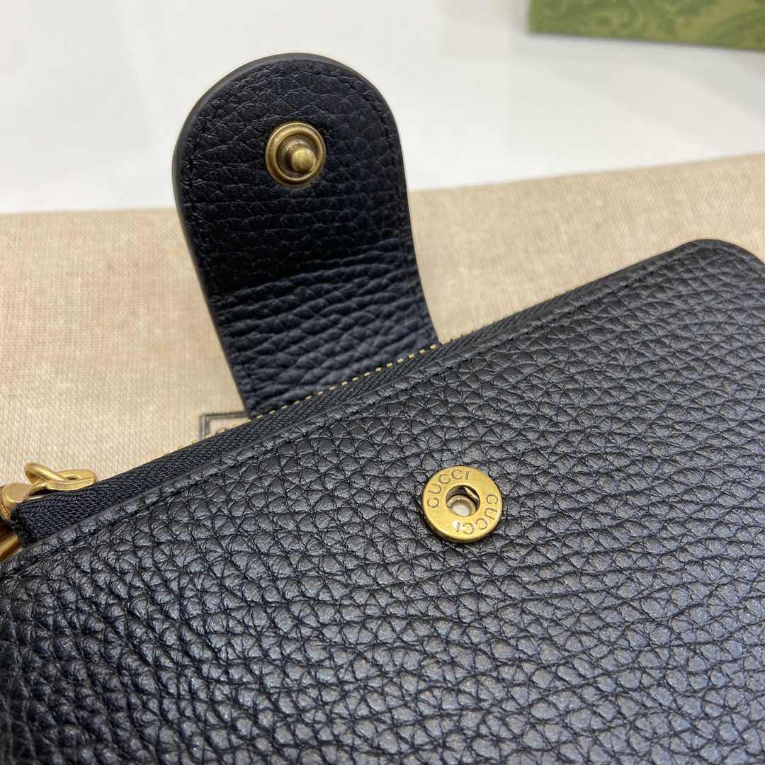 Gucci Medium double G Wallet With Bamboo - DopestKickz