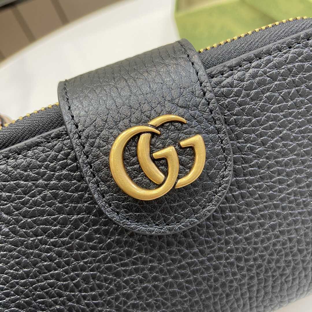 Gucci Medium double G Wallet With Bamboo - DopestKickz