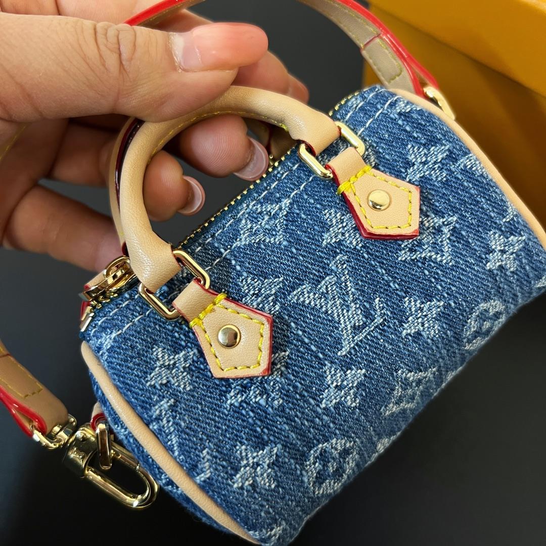Louis Vuitton Micro Speedy Bag Charm   M01701 - DopestKickz