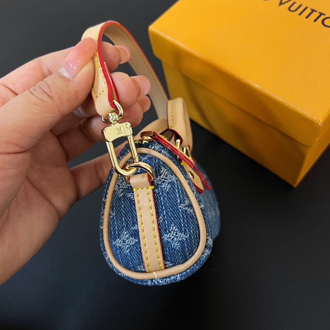 Louis Vuitton Micro Speedy Bag Charm   M01701 - DopestKickz