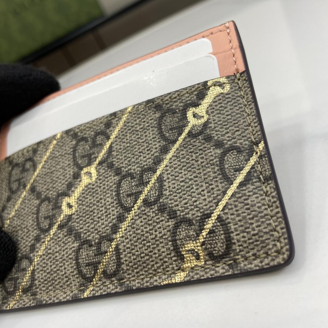 Gucci Card Case With Horsebit Print - DopestKickz