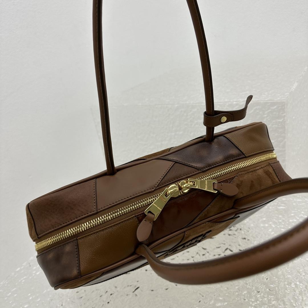 Miu Miu Leather Patchwork Bag - DopestKickz