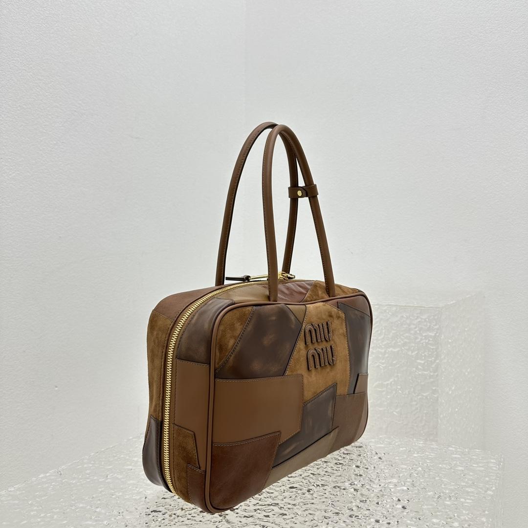 Miu Miu Leather Patchwork Bag - DopestKickz