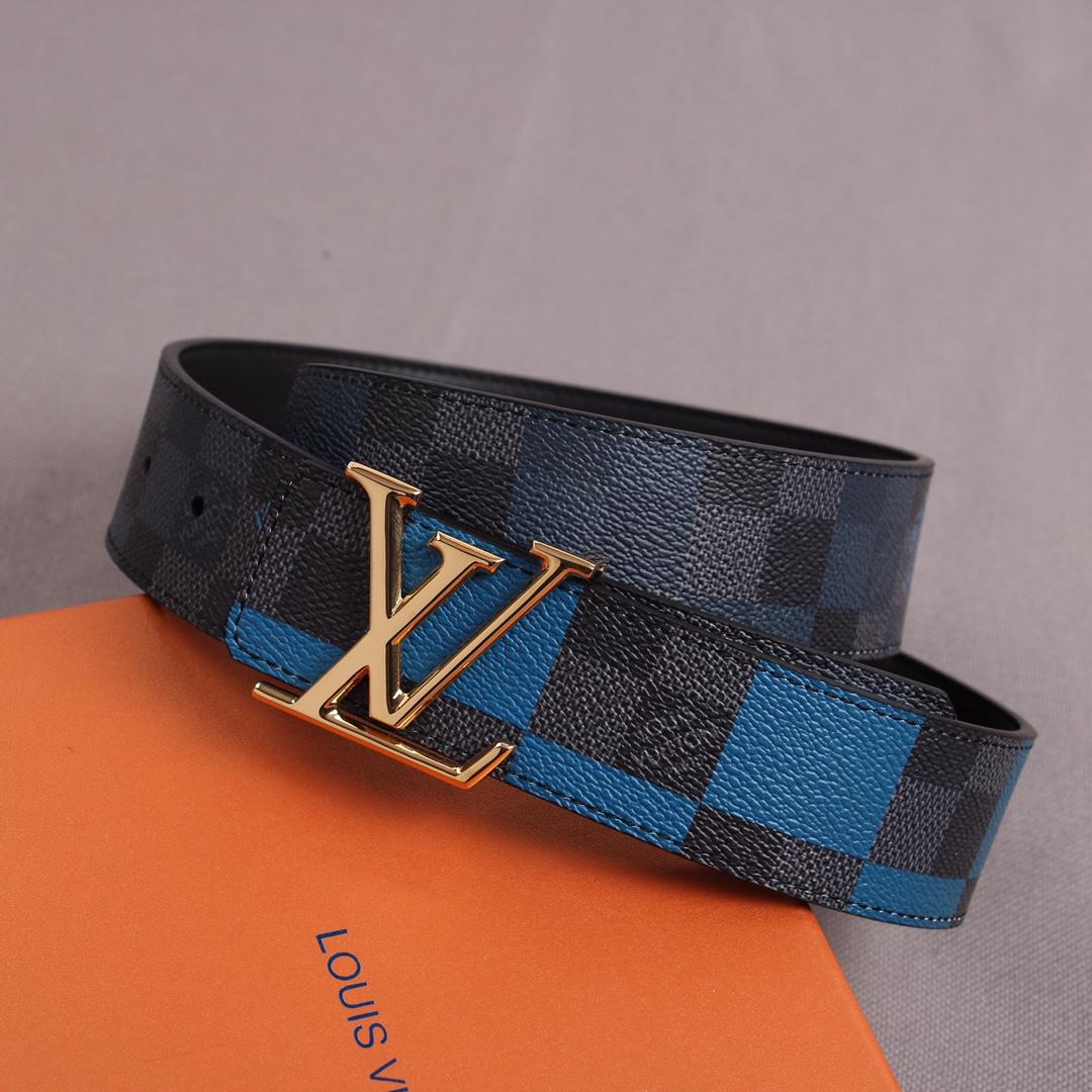 Louis Vuitton Reversible Belt LV Initiales - DopestKickz