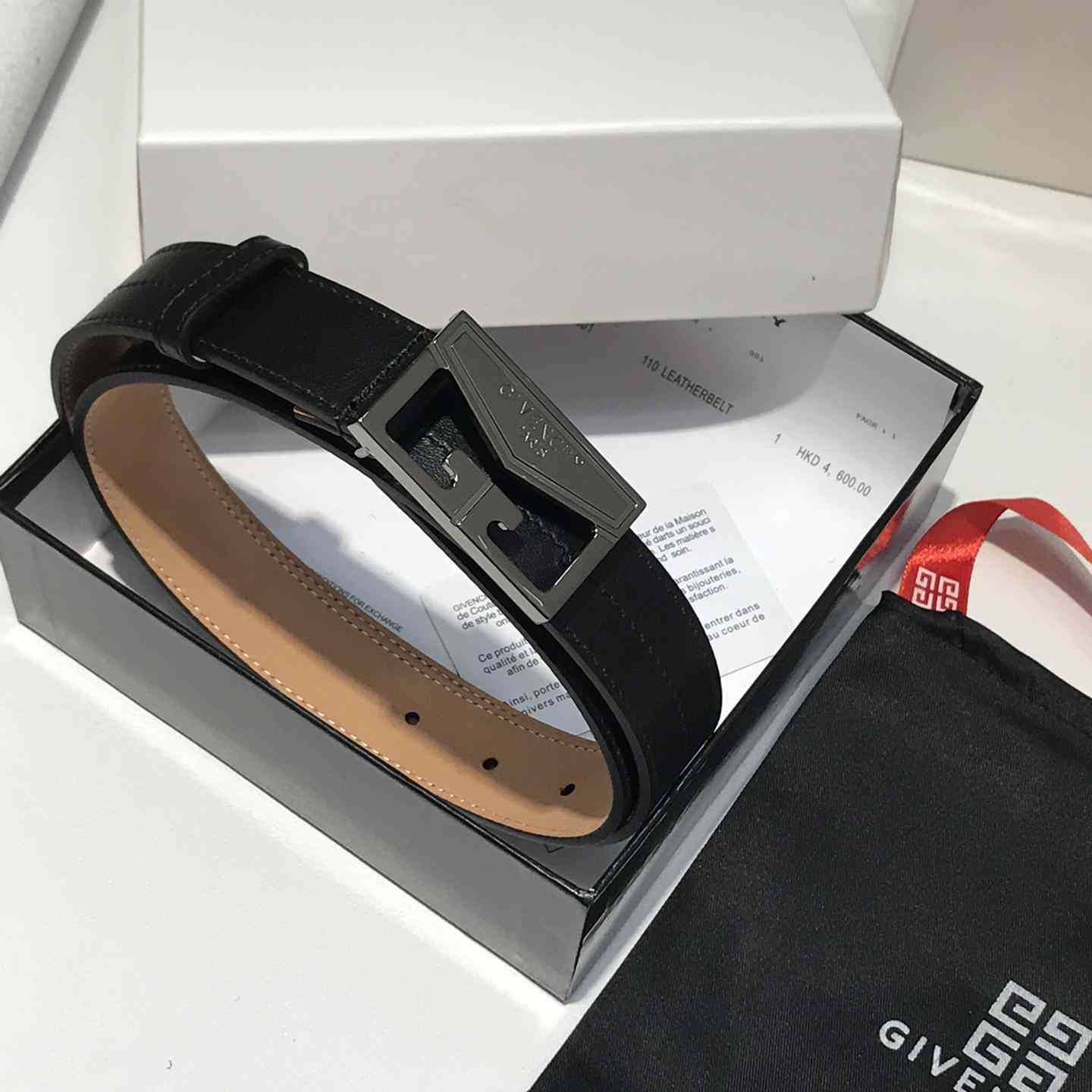 Givenchy  Leather Belt      30mm - DopestKickz