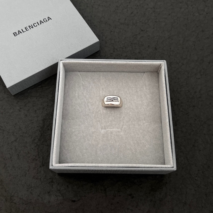 Balenciaga Icon Signet Ring  - DopestKickz