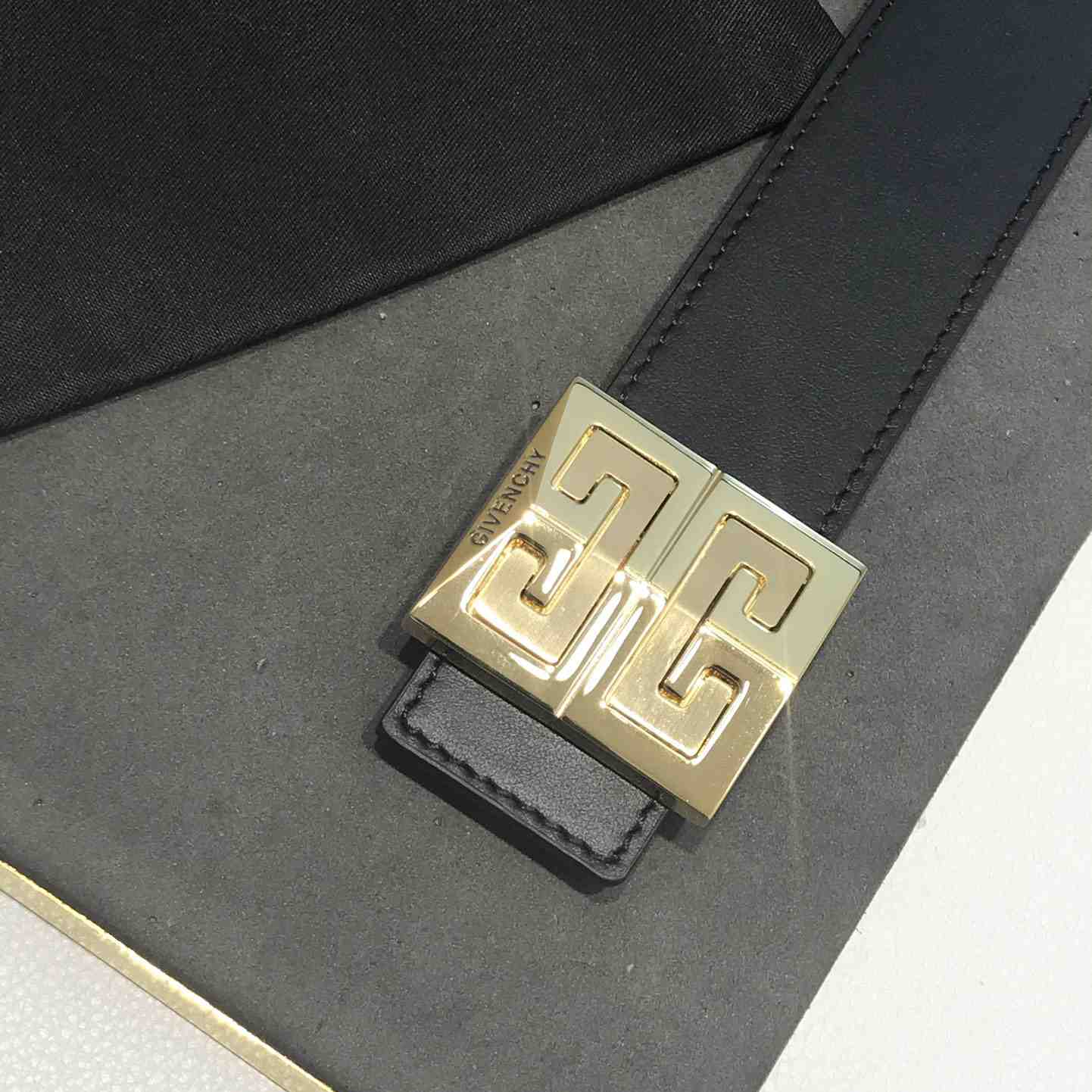 Givenchy 4G Reversible Belt In Leather  - DopestKickz