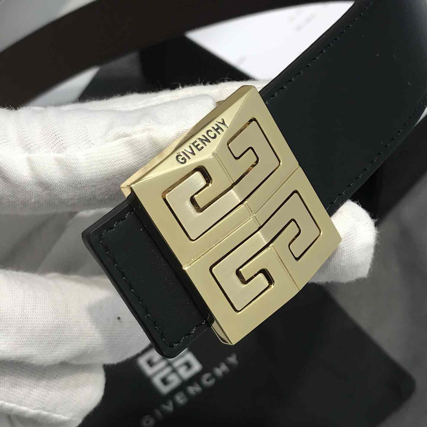 Givenchy 4G Reversible Belt In Leather  - DopestKickz