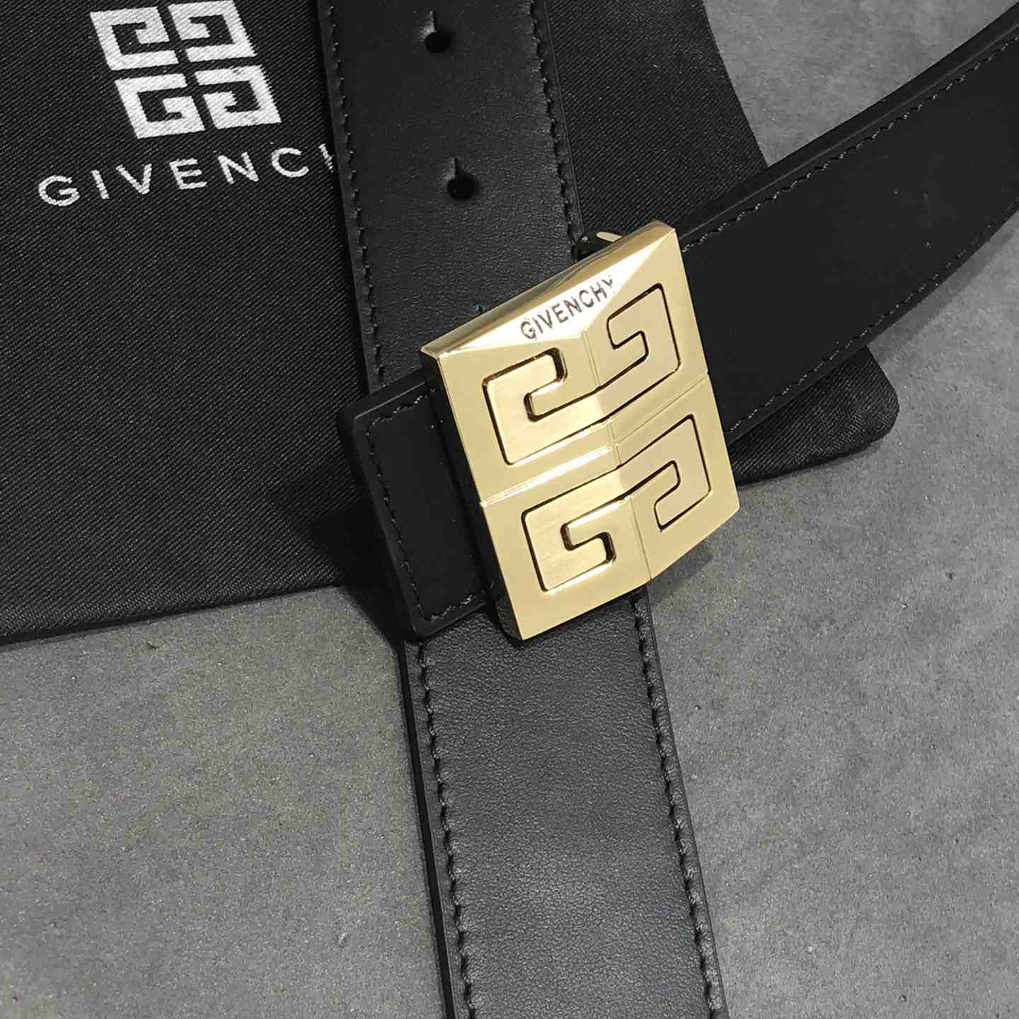 Givenchy 4G Reversible Belt In Leather  - DopestKickz