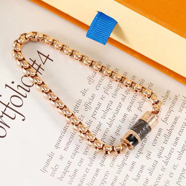 Louis Vuitton Monogram Chain Bracelet     M63107 - DopestKickz