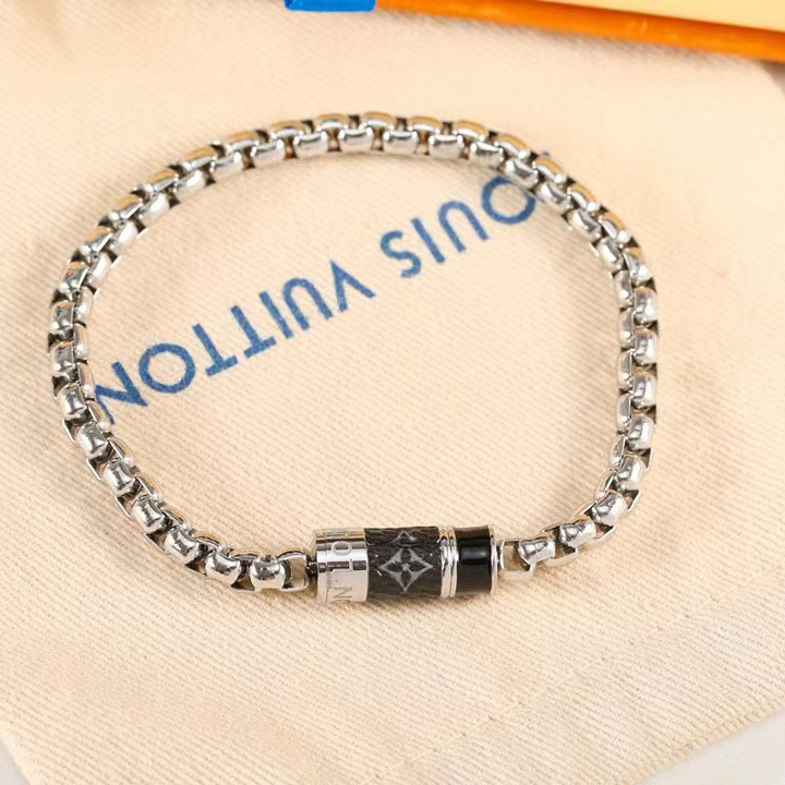Louis Vuitton Monogram Chain Bracelet     M63107 - DopestKickz
