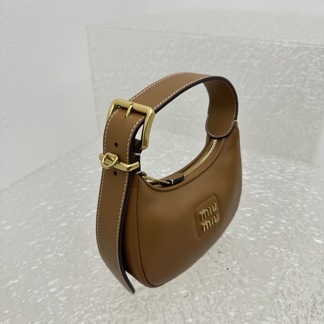 Miu Miu Leather Hobo Bag - DopestKickz