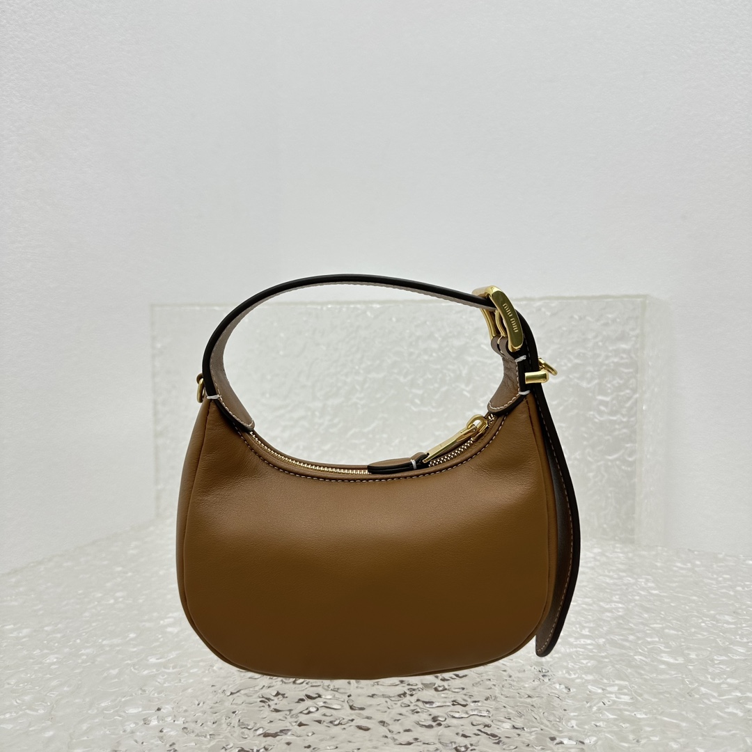 Miu Miu Leather Hobo Bag - DopestKickz