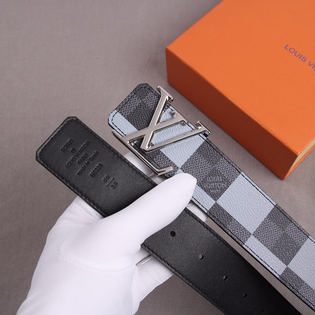 Louis Vuitton Reversible Belt LV Initiales - DopestKickz