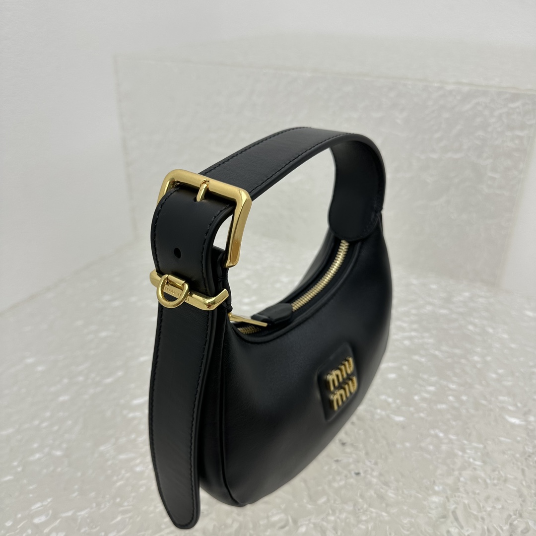 Miu Miu Leather Hobo Bag - DopestKickz