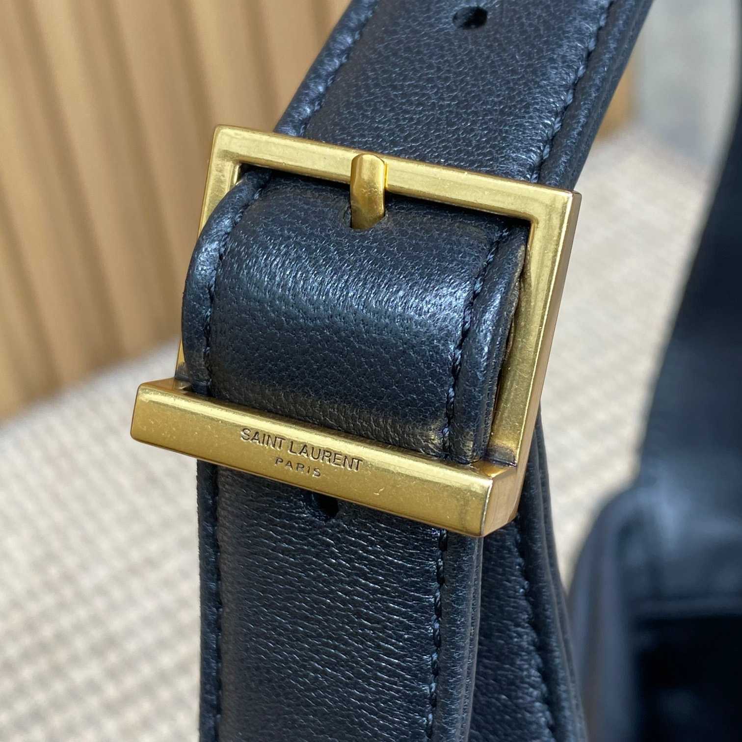 Saint Laurent Le 5 À 7 Supple Small In Padded Lambskin - DopestKickz