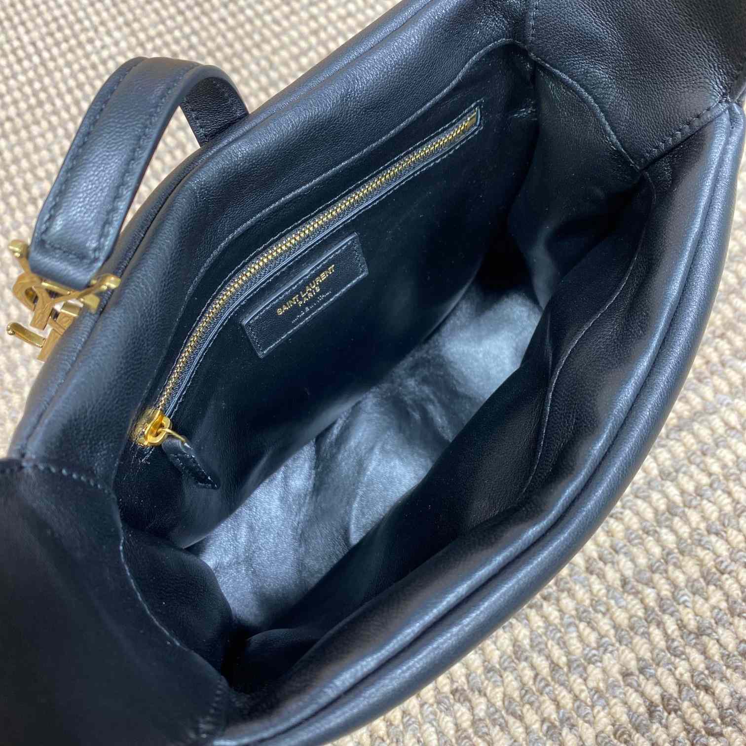 Saint Laurent Le 5 À 7 Supple Small In Padded Lambskin - DopestKickz